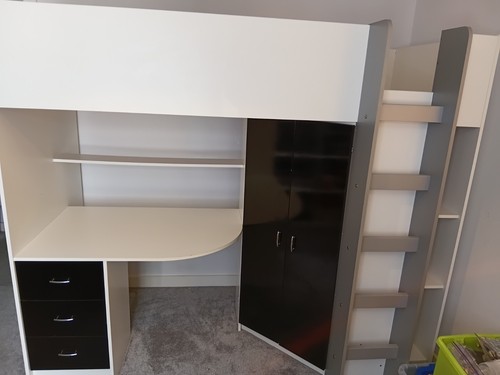 Calder loft bed frame - loft,