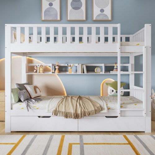Wooden bunk bed single - bunk,
