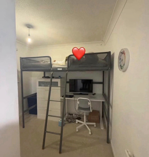Ikea tuffing loft bed dark - tuffing,