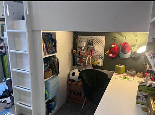 Ikea småstad white loft bed - smÅstad,