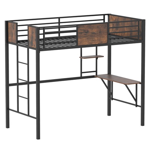 Loft bed single size with - size,