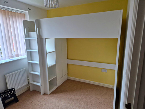 Ikea småstad white loft bed - loft,