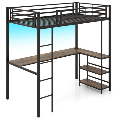 Costway loft bed - costway, desk