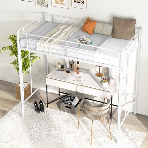 Metal loft bed - loft,