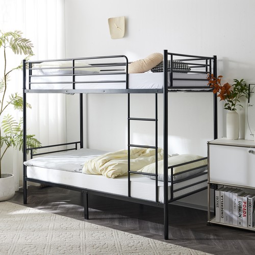 Metal bunk bed - bed, single