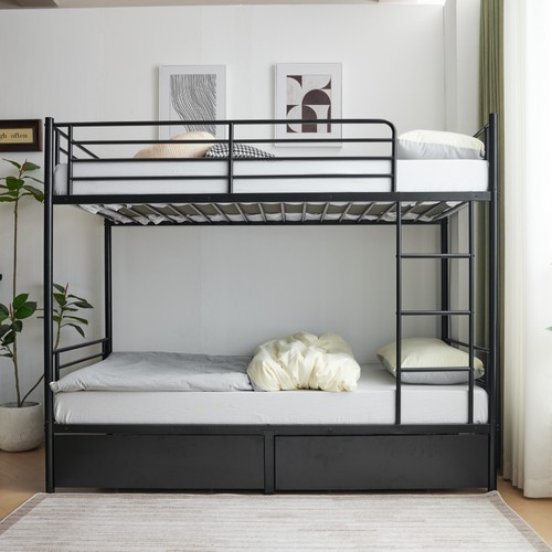 Twin bunk bed - bed, single