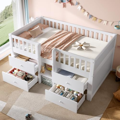 3ft kids low sleeper bed - low, frame