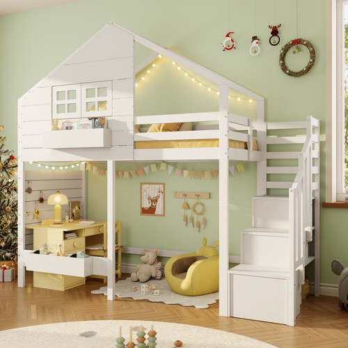 Bunk bed loft - bed,, bed,