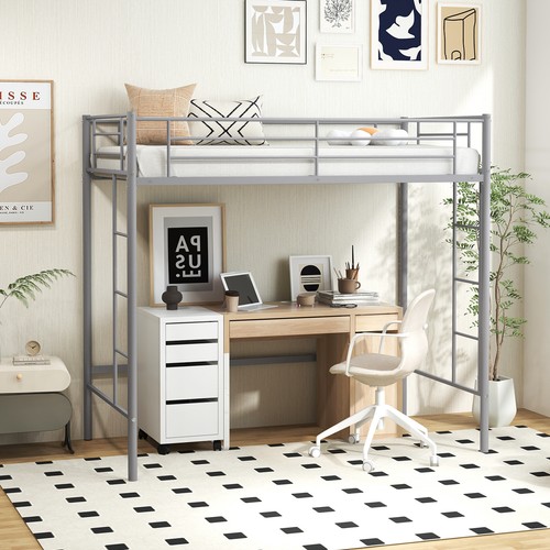 Single loft bed with safety - loft,